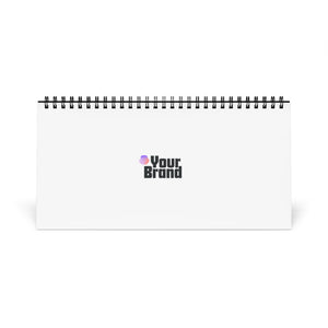 Customizable Desktop Calendar, Office Decor, Personalized Desk Accessory, Monthly Planner, 2024 Desk Calendar, Gift Idea