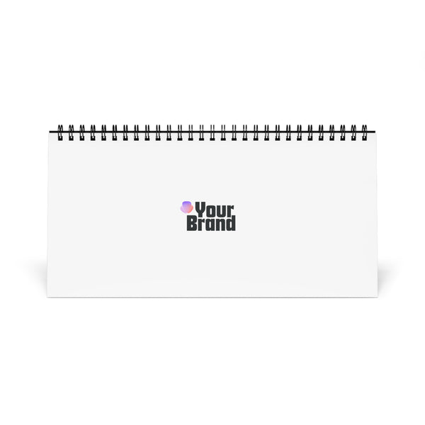 Customizable Desktop Calendar, Office Decor, Personalized Desk Accessory, Monthly Planner, 2024 Desk Calendar, Gift Idea