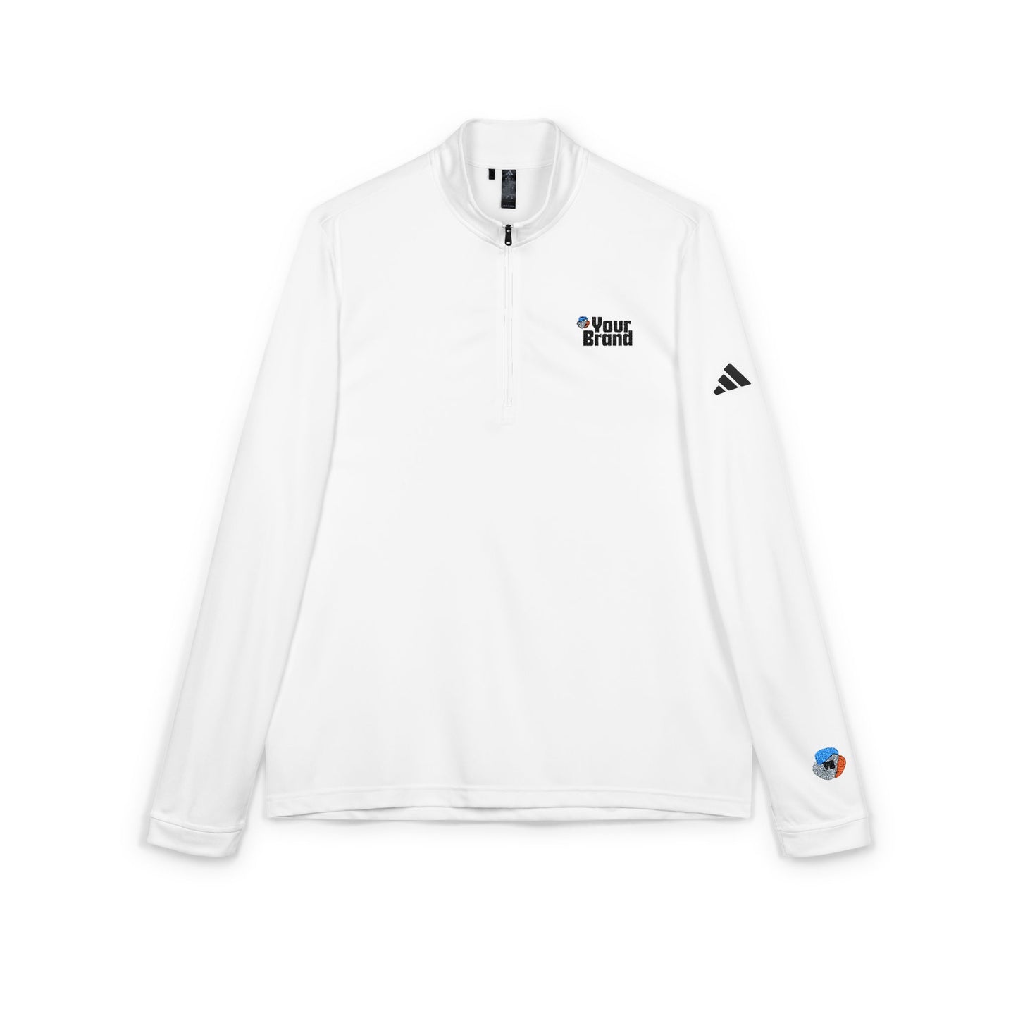 Embroidered Quarter-Zip Pullover - Custom Brand Apparel, Sportswear, Activewear, Gym Top, Personalized Gift