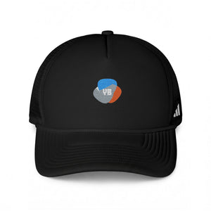 Trucker Cap — Retro Pixel Heart Patch Embroidery